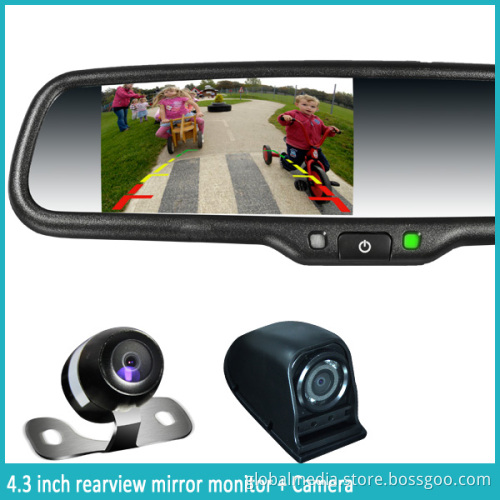 GERMID car mirror monitor drive with 4.3 inch Screen